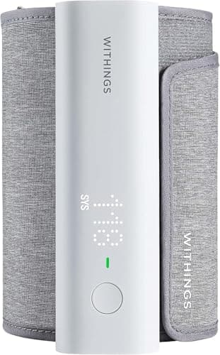 Withings BPM Connect - Tensiomètre Électronique à Bras, Tensiometre Bras, Appareil Pour Mesurer La Tension, Brassard Tensiometre - Synchronisation Wi-Fi et Bluetooth