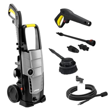 Lavor Nettoyeur Haute Pression Galaxy 150 Essential GL avec Brosse Rotative, Puissance 150 Bar Max, Débit 450 l/h Max, Moteur 2100W