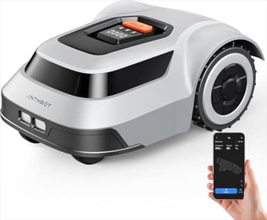 ANTHBOT Pion Robot Tondeuse Jardin - 1000 m², avec des Max 180m Cables de Délimitation, Détection Automatique des Rompus, Cartographie Avancée, Contrôle Via Application, Efficacité de Coupe 300%