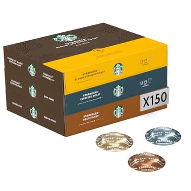 Nespresso Professionnel - Assortiment Starbucks® by Nespresso - 150 capsules (3 boîtes de 50) - Adapté aux professionnels