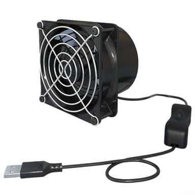 Oniissy Petite hotte USB réglable pour cuisine, installation sans vitesse, mini hotte aspirante portable avec forte aspiration (A)