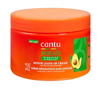 Cantu Crème de Soin sans Rinçage, à l’Avocat, 340 g (l’Emballage Peut Varier)