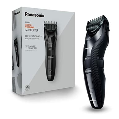 Panasonic ER-GC53-K503 Tondeuse à Cheveux pour Hommes, Portable Sans Fil et Étanche, 19 Réglages de Longueur, 1 Accessoire, Fonctionnement Avec ou Sans Fil, Noir
