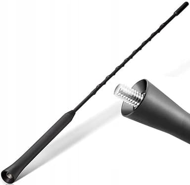 Topalli Antenne Puissante FM DAB Universelle pour Voiture de 40 cm avec Réception FM DAB et Installation Facile