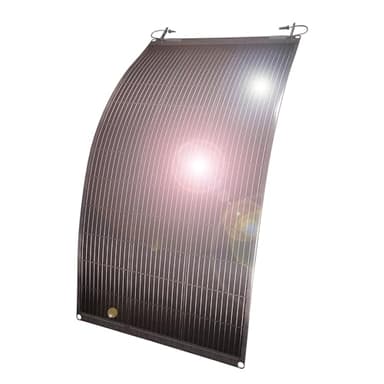 Wonder Full Energy - Panneau Solaire Flexible 100W Monocristallin - Ultra Léger et Résistant, IP67 - Haut Rendement 21% - Compatible MC4, Plug and Play - pour Camping-Car, Bateau, Toit, Balcon