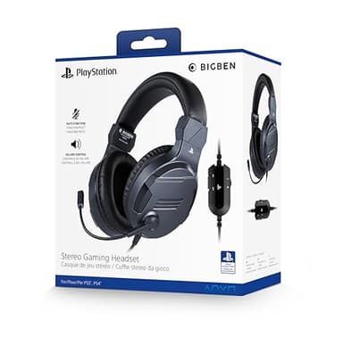 Casque Gaming Filaire stéréo, licencié Sony, pour PS4,PS5 (Titane)