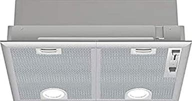 Bosch DHL555BL - Groupe filtrant - Série 4 - 4 vitesses d'aspiration dont 1 intensive - Eclairage LED - 53 cm - 206 W - Argent métallisé