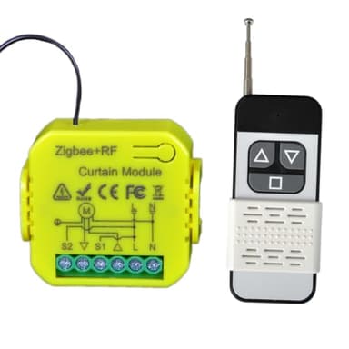 Module ZigBee YUEYANG pour stores, rideaux, volets, interrupteur intelligent télécommande RF 433MHZ, compatible avec Alexa Google Home, commande pour volets roulants, relais (1)