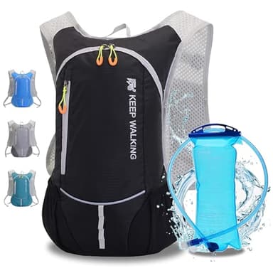Sac à Dos d Hydratation,Sac à Dos d'hydratation avec vessie d'hydratation 2L Course en Plein air Cyclisme Vélo Randonnée Escalade Ski Poche de Chasse, Sac à Dos d'eau avec hydratation