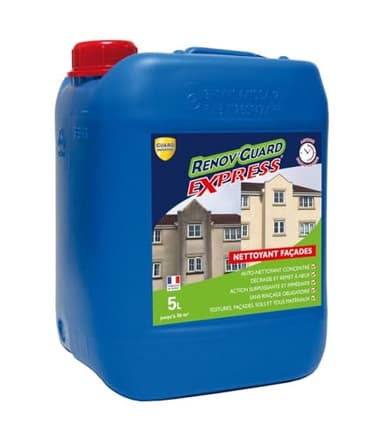 GUARD INDUSTRIE - Rénov'Guard Express Nettoyant façades concentré surpuissant tous matériaux - Conditionnement 5L