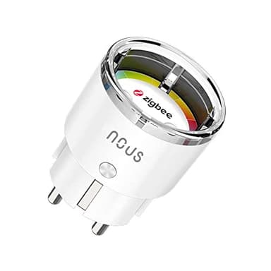 A1Z Prise Connectée ZigBee avec Surveillance Énergétique, 10A, Contrôle à Distance, Commande Vocale, Programmation & Minuterie, Compatible avec Alexa, Google Home, ZigBee Hub Requis, Pack de 1