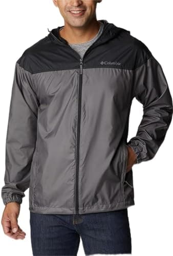 Columbia COL_195978222759 Flash Challenger Novelty Windbreaker Unisex-Adult, Blue, XL