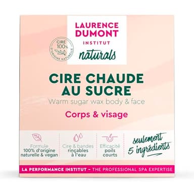 Laurence Dumont - Cire Chaude au Sucre Visage et Corps - Peau lisse et douce jusqu'à 4 semaines - 250ml