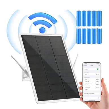 SECULINK SECUEYE Routeur Solaire 4G LTE 2,4 GHz WiFi Hotspot Point d'accès sans Fil VSIM et Emplacement pour Carte SIM Batterie 26 000 mAh intégrée IP66 étanche extérieure pour caméra de sécurité