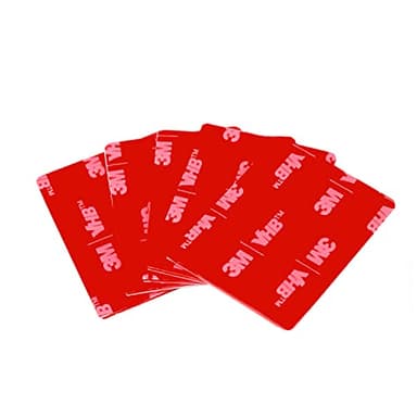 3M VHB 5952 Patins Adhésifs Double Face Extrême Fort, 10 pièces Patins Adhésif Double Face, pour Voitures, de Maison et de Bureau (45mm * 45mm*10)