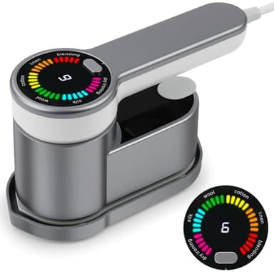 AUAUY Defroisseur Vapeur Fer à Repasser Vertical, 1200W Mini Voyage Vapeur Steamer avec 120ml Réservoir d'eau, Défroisseur Vapeur Rotatif à 180°, 2 in 1 Vapeur à Vêtement Conception Humide et Sèche