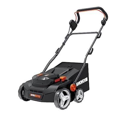 WORX Nitro - Scarificateur et aérateur sans Fil 40V - WG855E.9 - Ø36cm - Jusqu'à 400m² sur Une Charge (Livré sans Batterie ni Chargeur, Sac de 40L, Rouleau d'aération, Rouleau de Scarification)