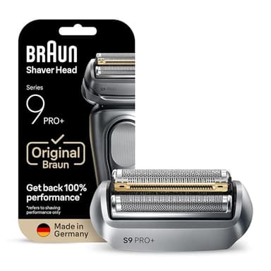 Braun Tête De Rasoir Electrique Homme Series 9 PRO et 96M ORIGINALE, Remplacement De La Grille Pour Un Rasage De Près, Lames Ultra Fines Pour Bien Raser La Barbe, Elément De Rechange OFFICIEL