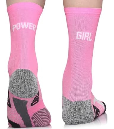 TODO RUNNING RAID Chaussettes de course femmes & hommes rembourrage technique anti-ampoules, chaussettes de course colorées amusantes quarter et crew, chaussettes de course marathon, trail, jogging