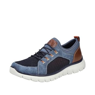 Rieker Chaussures pour Homme B6660, Bleu, 44 EU