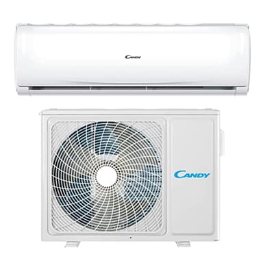 Candy, Climatiseur Smart Linea Pura 24000 Btu, 33 dBA, pompe à chaleur air chaud, auto-nettoyage, contrôle à distance