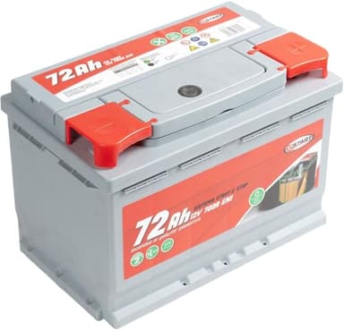 Start Batterie scellée Stop& 72AH 12V 700A (EN1), cassette L3 à pôle positif droit, technologie EFB, taille 27,5 x 17,5 x 19 cm