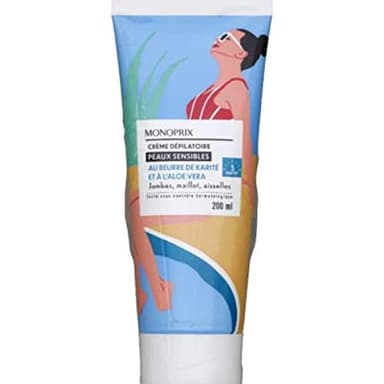 Monoprix Crème dépilatoire peaux sensibles - Le flacon de 200 ml