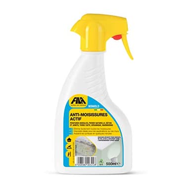 FILA Surface Care Solutions, NOMOLD, Anti-Moisissures Actif Adapté aux Surfaces Intérieures, Anti Moisissure Salle de Bain, Efficace comme Produit Anti Moisissure Mur Interieur, 500ml
