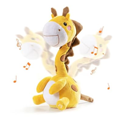 ERYUE TUMAMA – Jouet Girafe Parlant en Peluche Douce, avec Connexion BT, Cadeaux pour Enfants