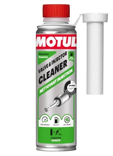 Motul - Nettoyant Injection Essence - Additif Curatif Moteurs Essence - Performance - Réduction Consommation et Émissions - Idéal Avant Contrôle Technique - Valve & Injector Cleaner Gasoline - 300 ML