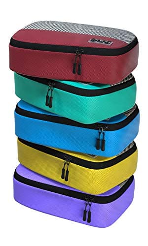 Small Travel Packing Cubes – Lot de 5 boîtes de compression