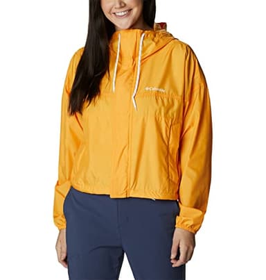 Columbia Flash Challenger Cropped Windbreake Veste, Mango, XL Mixte