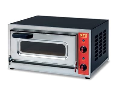 Four à Pizza Électrique Professionnel - 1 Pizza Ø40 cm - 500°C - Pierre Réfractaire - Thermostat Réglable - Cuisson Rapide & Uniforme - Idéal Pizzeria, Restaurant, Snack. Fabriqué en ITALIE.