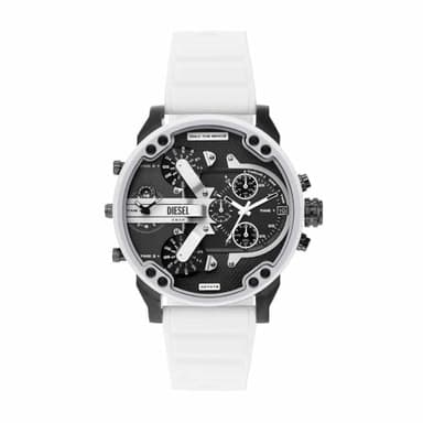 Diesel Montre pour homme Mr. Daddy 2.0 Quartz/2 Hand movement 57mm boîtier avec bracelet en silicone DZ7478