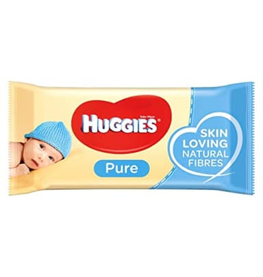 Huggies Pure Baby Lingettes 56 par paquet - Lot de 6