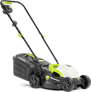Murray Tondeuse Électrique 2-en-1 LE320E – Compacte 1200W/32cm avec Bac de Ramassage 27L pour Petites Surfaces – Poignée Ergonomique et Protection Contre Les Surcharges