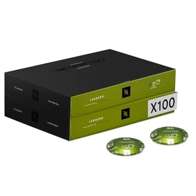 Nespresso Professionnel - 100 Capsules Leggero - Intensité 6 - Pour Espresso & Lungo - (2 boîtes de 50) - Adapté aux Professionnels