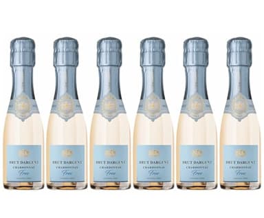 Brut Dargent – Free Chardonnay, Vin pétillant désalcoolisé - Piccolo (6 x 0,20 l)