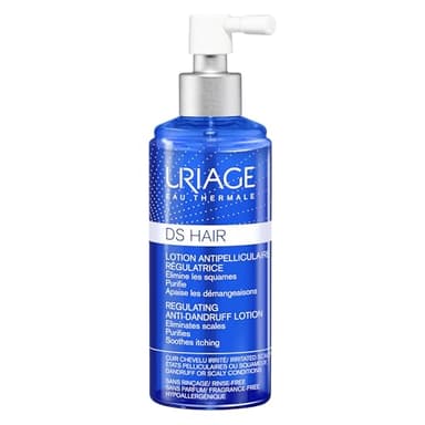 Uriage DS Hair Lotion Antipelliculaire Régulatrice - Piroctone Olamine, Huile de Cade - Élimine les Pellicules, Apaise les Démangeaisons - Pellicules Sévères, Cuir Chevelu Irrité - 100 ml