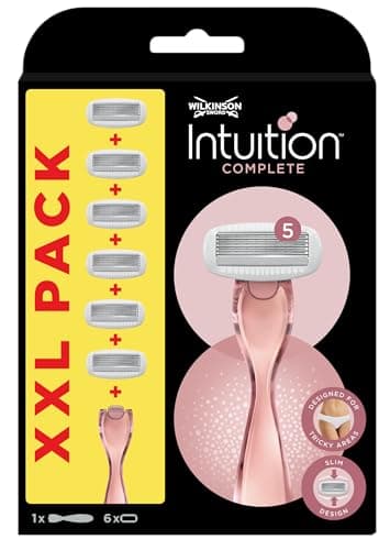 Wilkinson Sword - Intuition Complete - Lames de rasoir pour femme - Pack de 6 lames + manche