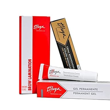 Brow Lamination - Eyebrows Permanent Thuya - Kit Styling Sourcils - Repassage ou pliage longue durée avec traitement régénérant Argan Oil
