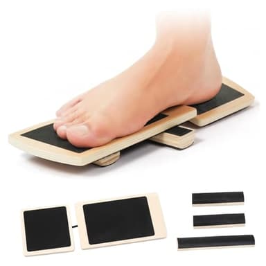 Planche Equilibre, Planche Inclinée Kiné Balance Board Entraîneur de Cheville Proprioception Cheville Balance Board pour L'étirement de la Cheville Correction de la Posture