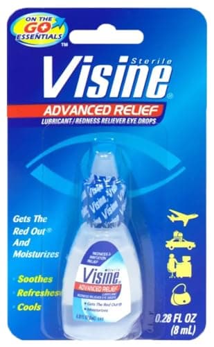 Visine Confort Original Hydratant Anti-Rougeurs Visine Red Eye gouttes yeux bleu de methylene visine yeux rouges Format Voyage 8 mL
