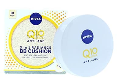 NIVEA Q10 Coussin Crème Anti-Age Sib Clair 24H Anti-Rides Hydratation 15g