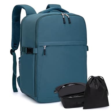 Sac a Dos Voyage Cabine Avion Valise Cabine 45x36x20 pour Easyjet Bagage Cabine avec Organiseurs de Bagage, Sac Voyage Cabine Sac Cabine Avion Sac 45x36x20 avec Compartiment pour Ordinateur