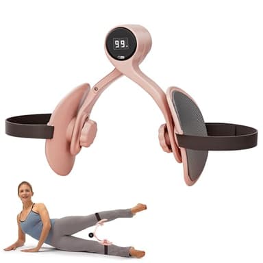 CLIUNT Entraîneur de Muscle Pelvien, Hip Trainer Exerciseur, Entraîneur de Cuisse avec Compteur & Réglage, Entraîneur de Hanches, Entraîneur du Périnée, Récupération Post-Partum(Purple)