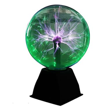 AXTMR Lampe à Boule de Plasma Verte géante Unisexe, Plasma Magique ​Qui Peut être touchée et contrôlée par Le Son, Globe Plasma Magique à Induction Scientifique,touch10.5,Size