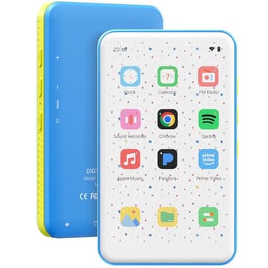 132GB MP3 Players with Bluetooth WiFi, Lecteur de Musique pour Enfants, 2000mAh MP4 Players with 4 Pouces Touchscreen, Android 13 OS Music Players with Spotify, Pandora, Deezer, Audible, Play Store