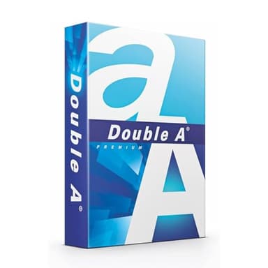 Double A Premium - A4 - Blanc - 80 gsm - Boite de 5 ramettes de 500 fauilles / 2 500 feuilles