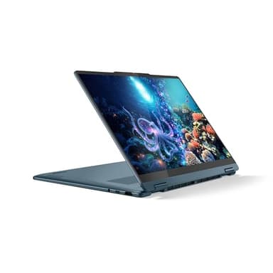 Lenovo Yoga 7 2-in-1 14AKP10 - Ordinateur Portable AI 2-en-1 14'' OLED (AMD Ryzen AI 5 340, RAM 16Go, SSD 512Go, AMD Radeon 840M Graphique, Windows 11 Home) Clavier rétroéclairé AZERTY - Tidal Teal